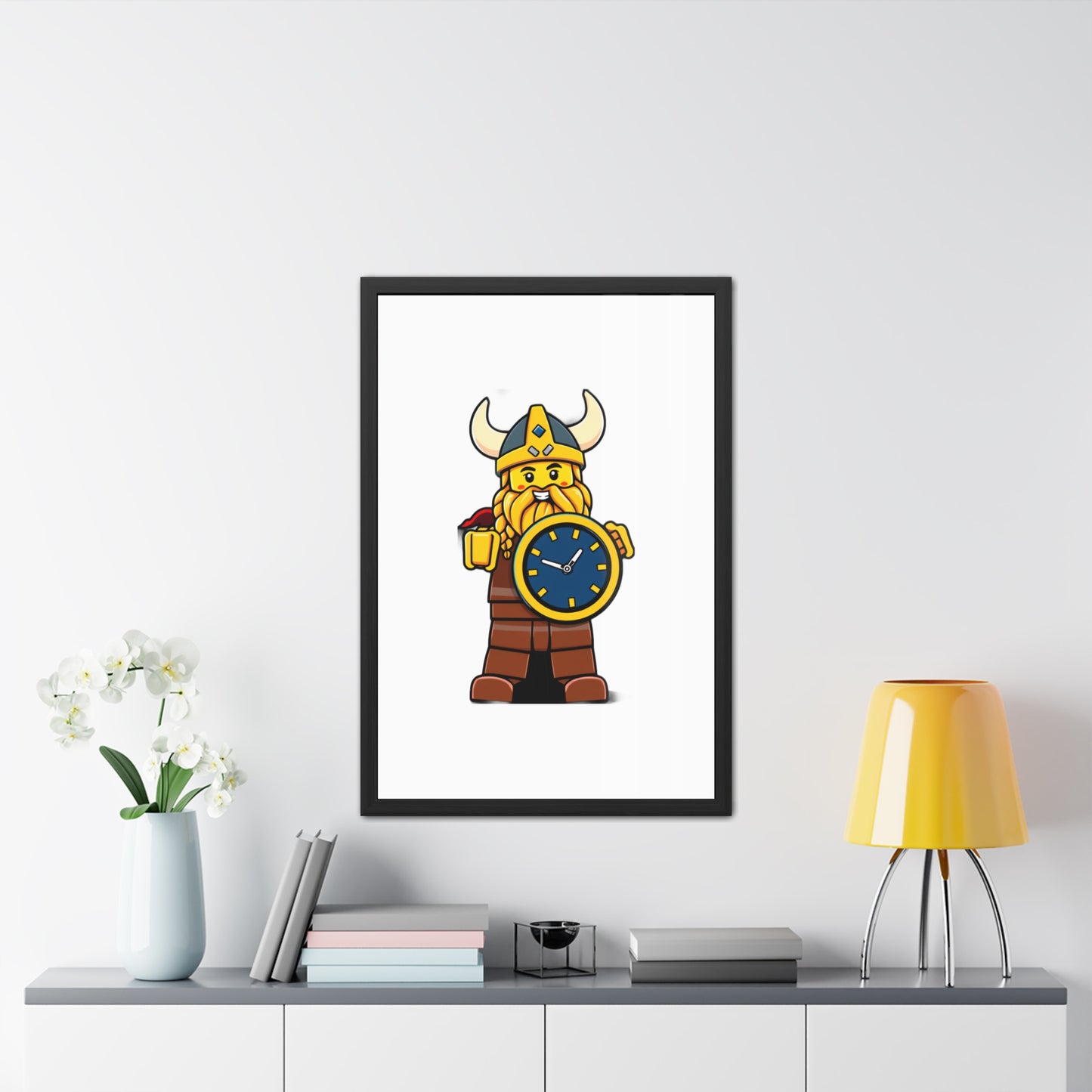 Viking Logo Framed Poster