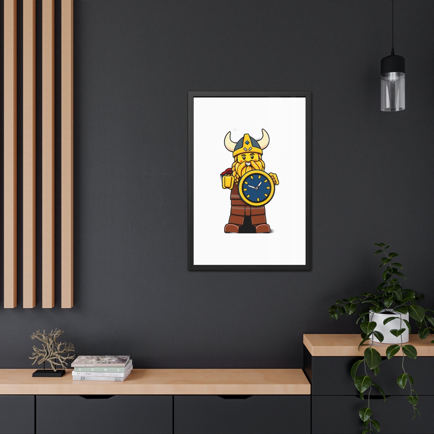 Viking Logo Framed Poster