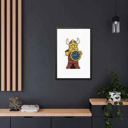 Viking Logo Framed Poster