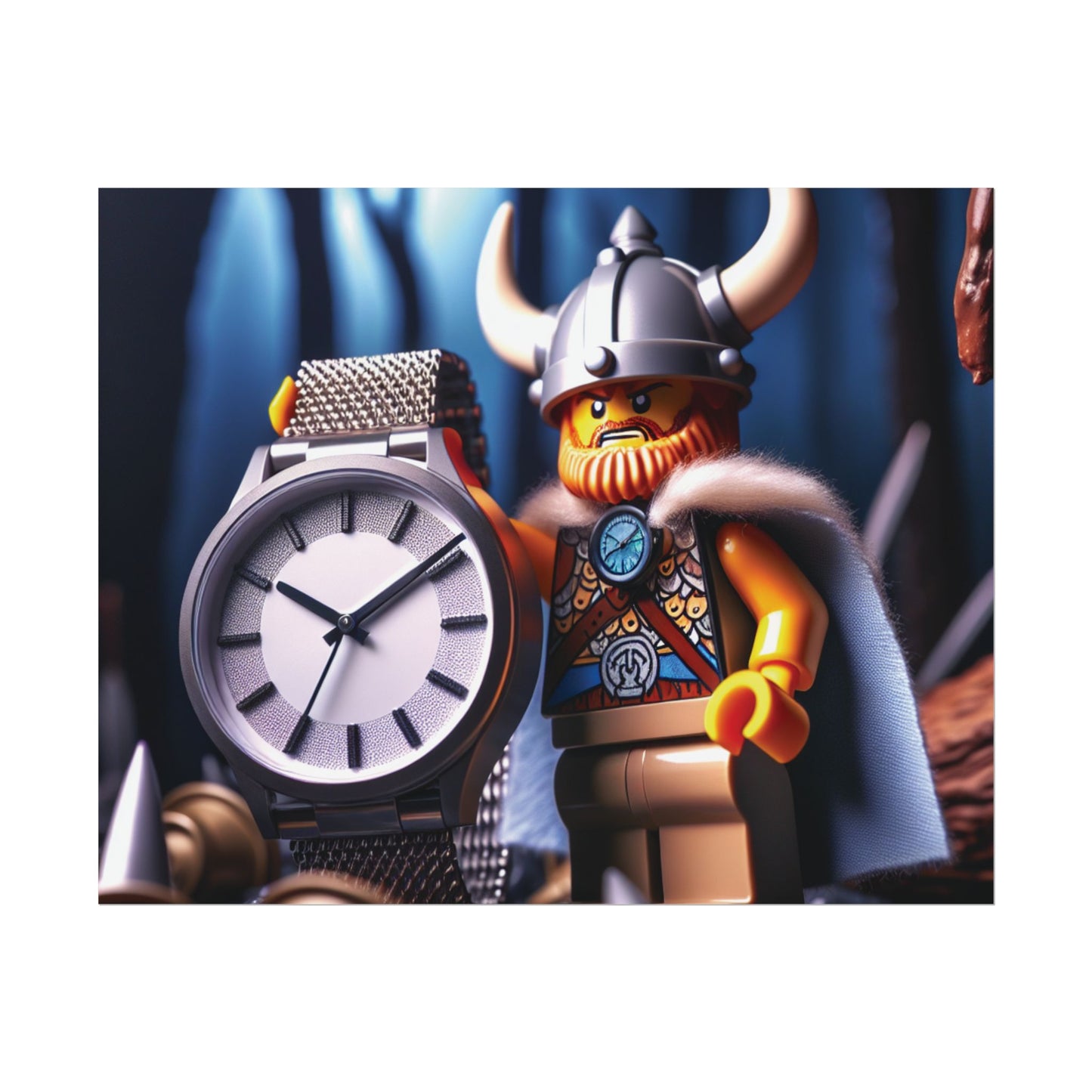 Poster Print - Viking with Watch Shield Design