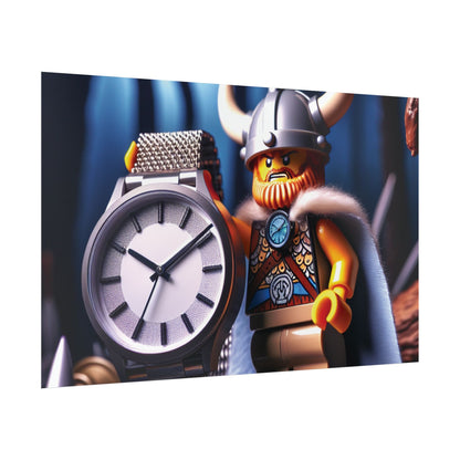 Poster Print - Viking with Watch Shield Design