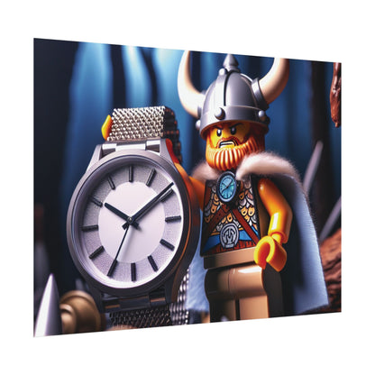 Poster Print - Viking with Watch Shield Design