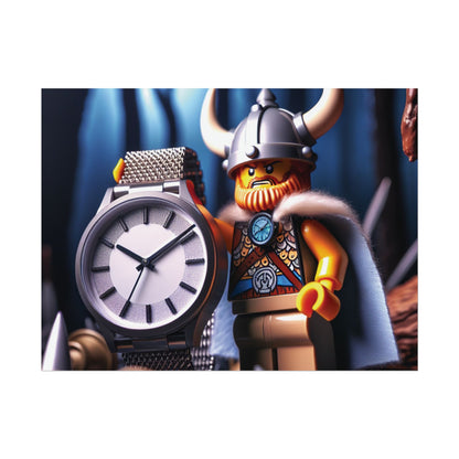 Poster Print - Viking with Watch Shield Design