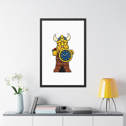 Viking Logo Framed Poster