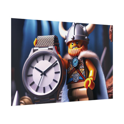 Poster Print - Viking with Watch Shield Design