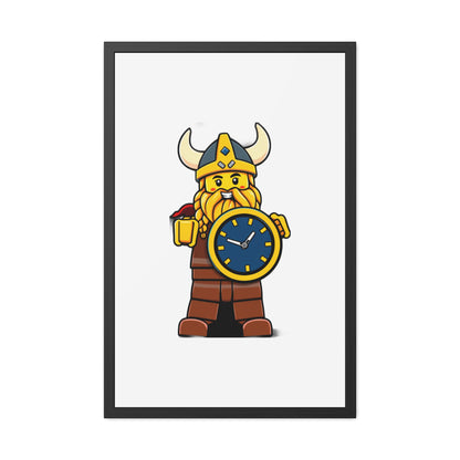 Viking Logo Framed Poster